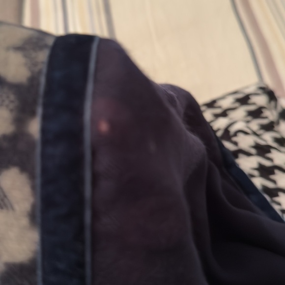 Patchwork Mixed Pattern Leopard Print & Houndstooth Large Scarf OS - Picture 16 of 16